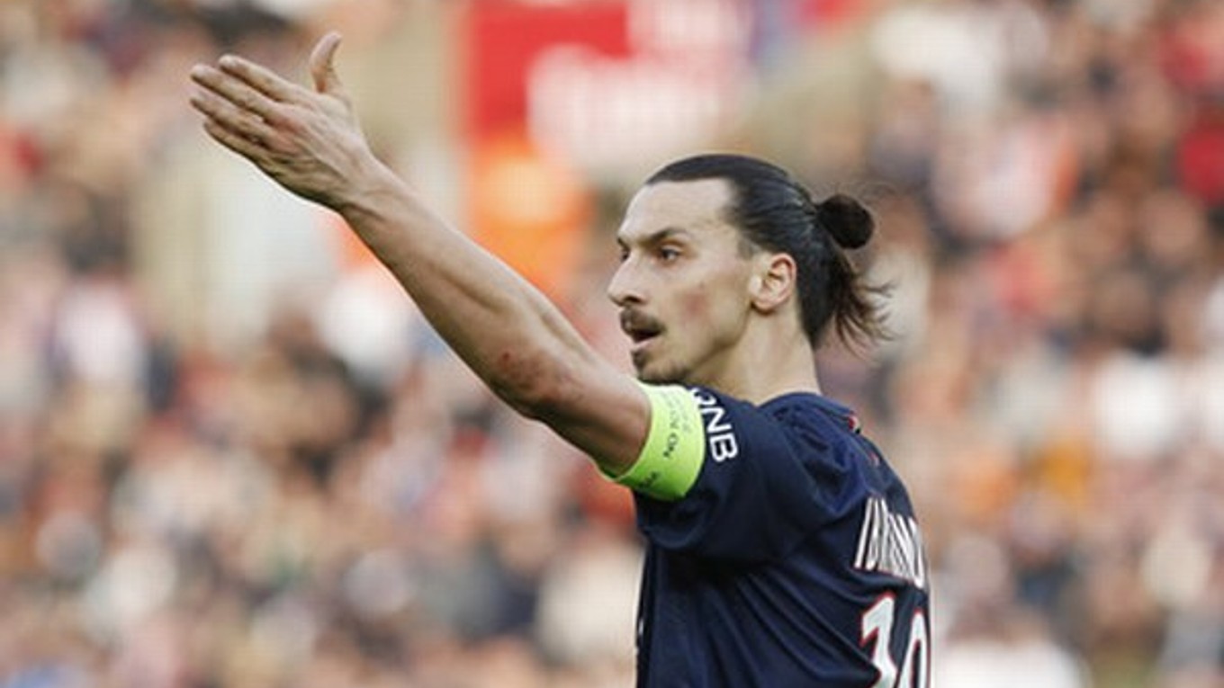 Ibrahimovič hrá za Paríž.