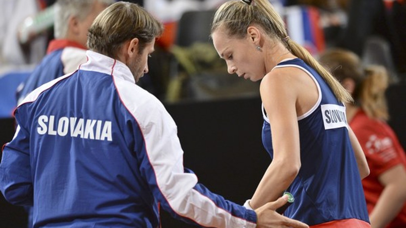 Kvôli súčasnému zraneniu Rybáriková slovenskému fedcupovému tímu nepomôže.