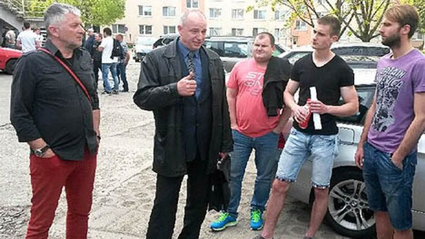Tréner Ladislav Molnár (vľavo) sa nedostal na volebnú konferenciu šalianskeho klubu.
