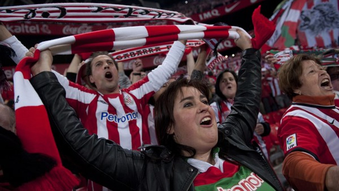 Fanúšikovia Athleticu Bilbao.