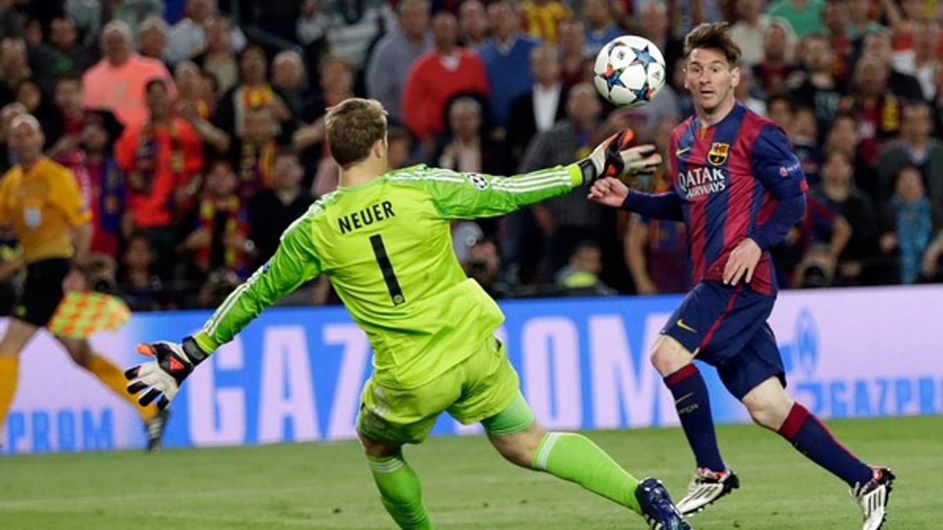 Messi prekonal Neuera prvýkrát v kariére.