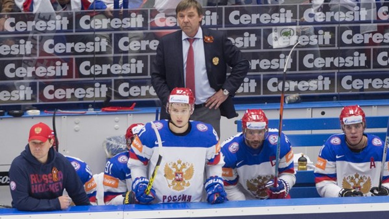 Tréner ruskej reprezentácie Oleg Znaroks.