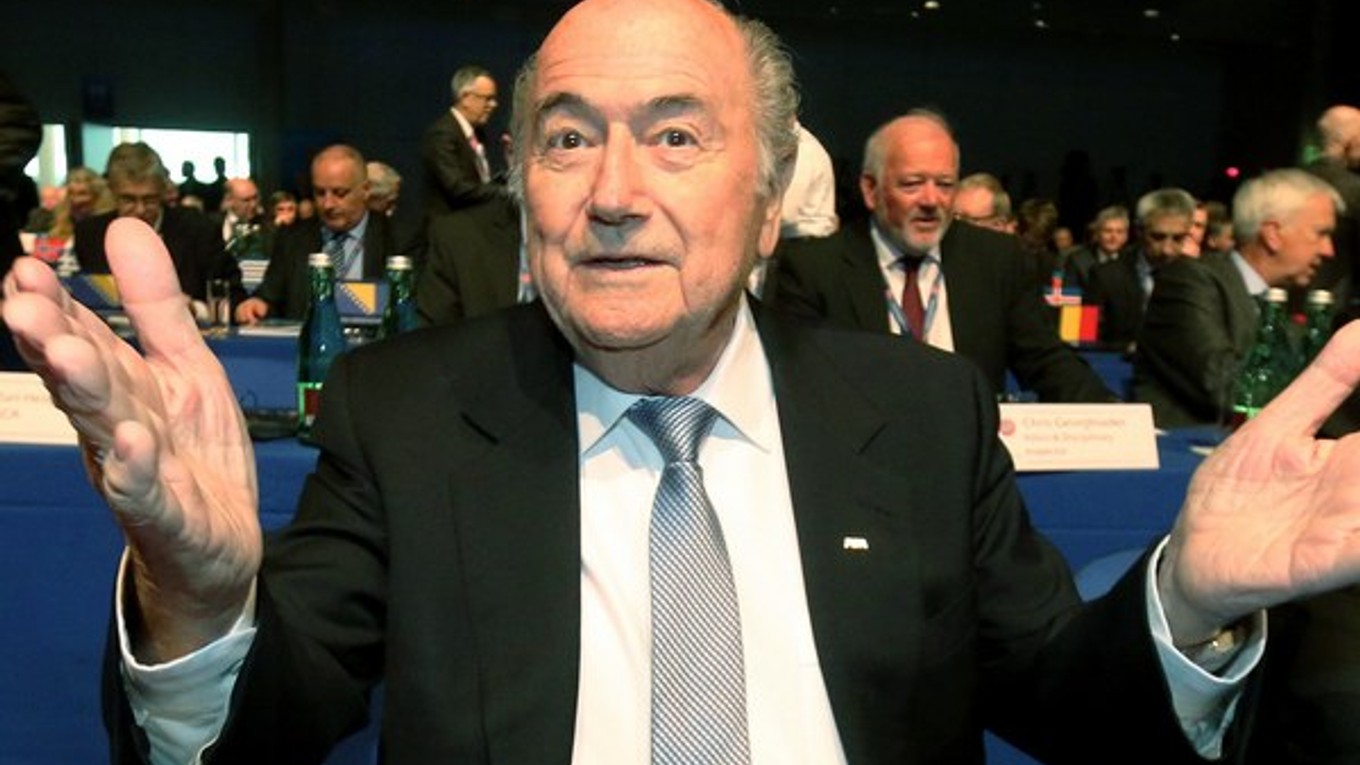 Šéf Svetovej futbalovej federácie Sepp Blatter.