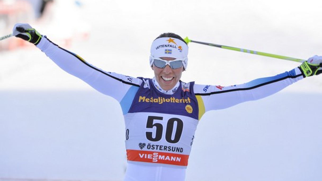 Švédska bežkyňa na lyžiach Charlotte Kallová.