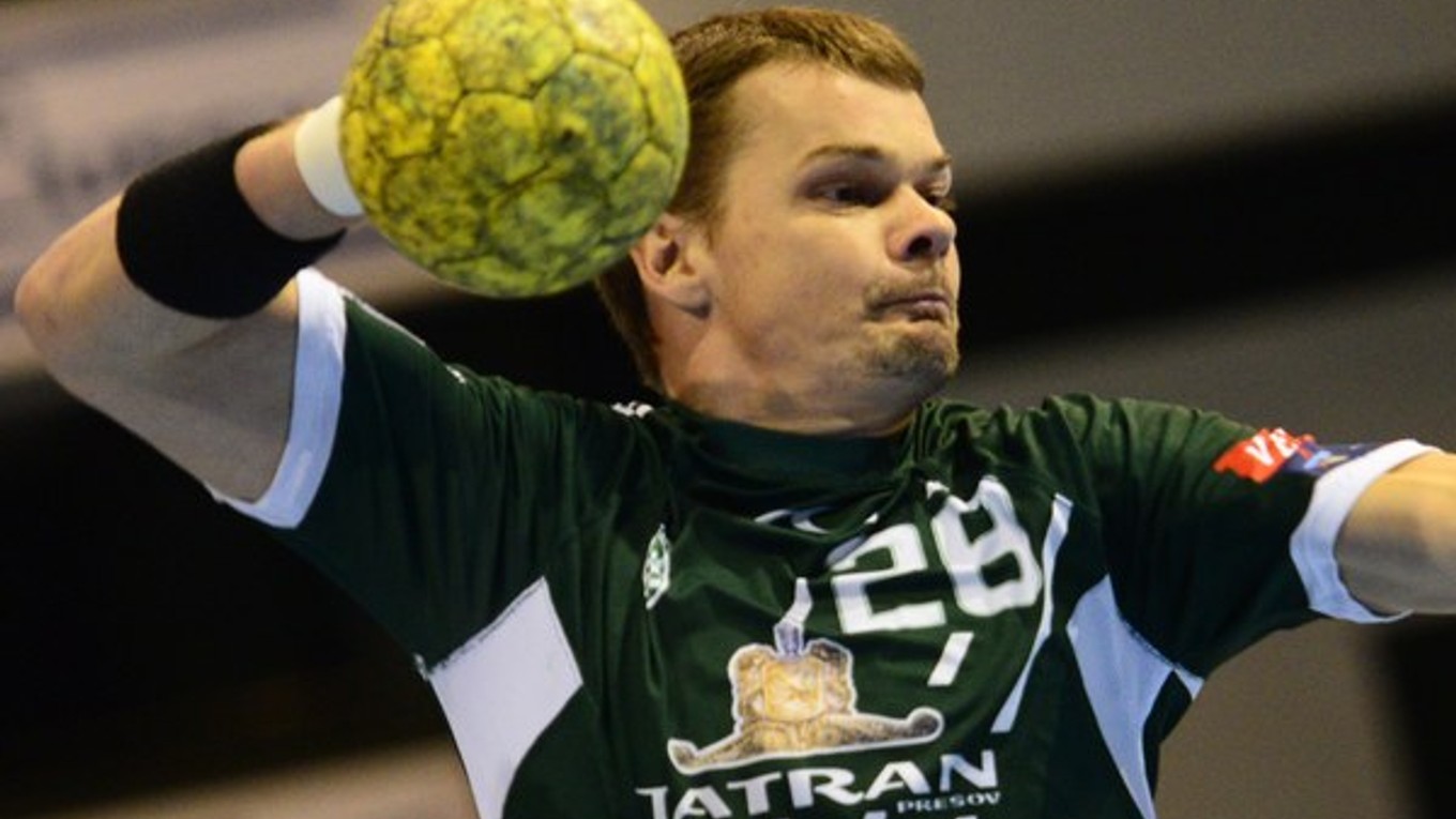 Na snímke hráč Tatranu Prešov Radoslav Antl.