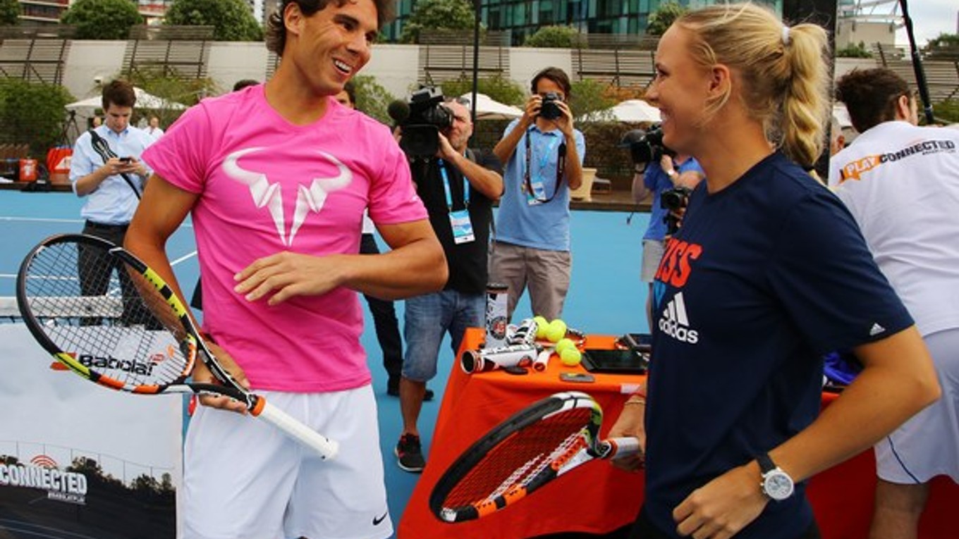 Rafael Nadal a Caroline Wozniacki prichádzajú na prvý Grand Slam roka.