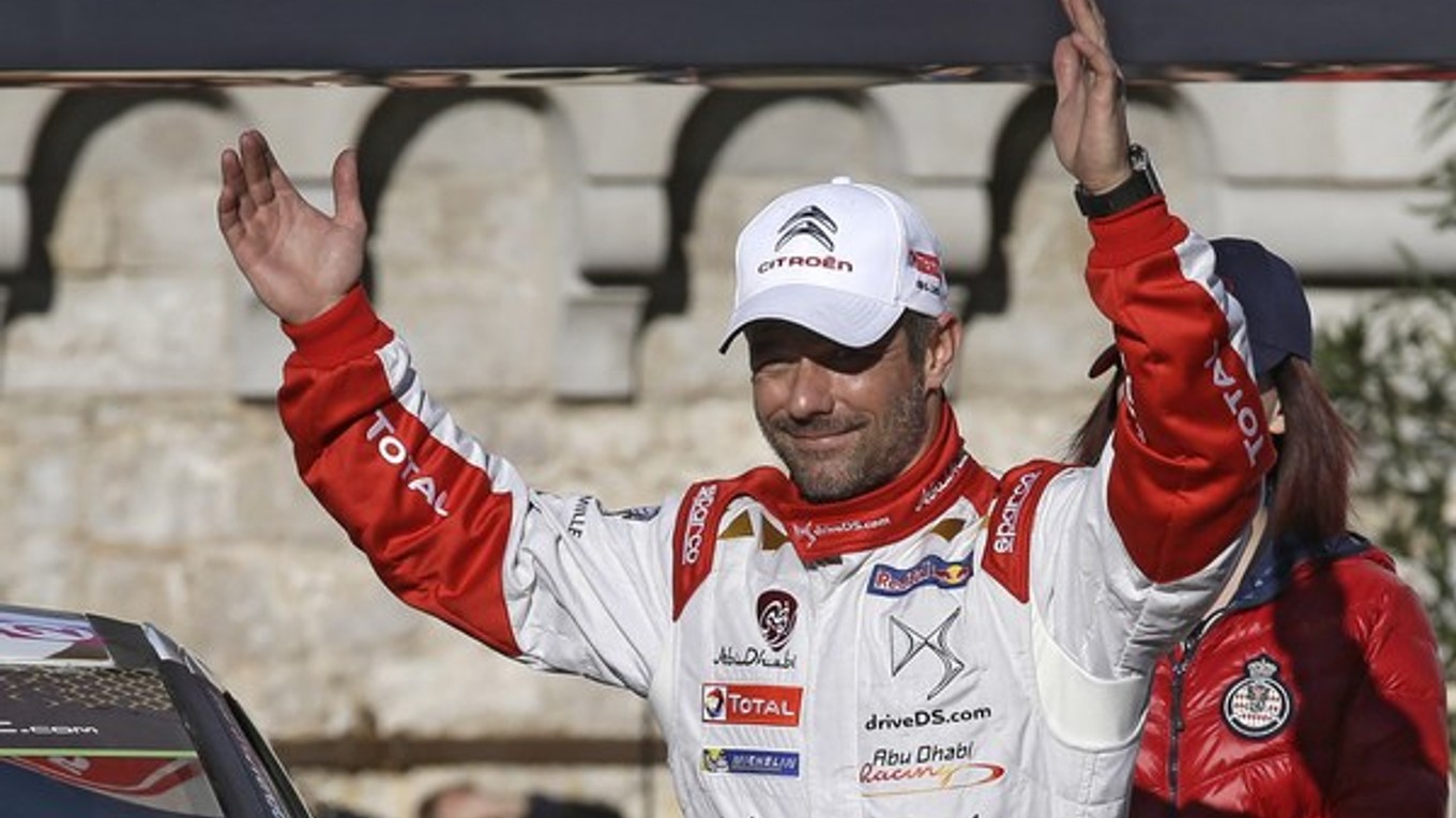 Sébastien Loeb po skončení Rely Monte Carlo.