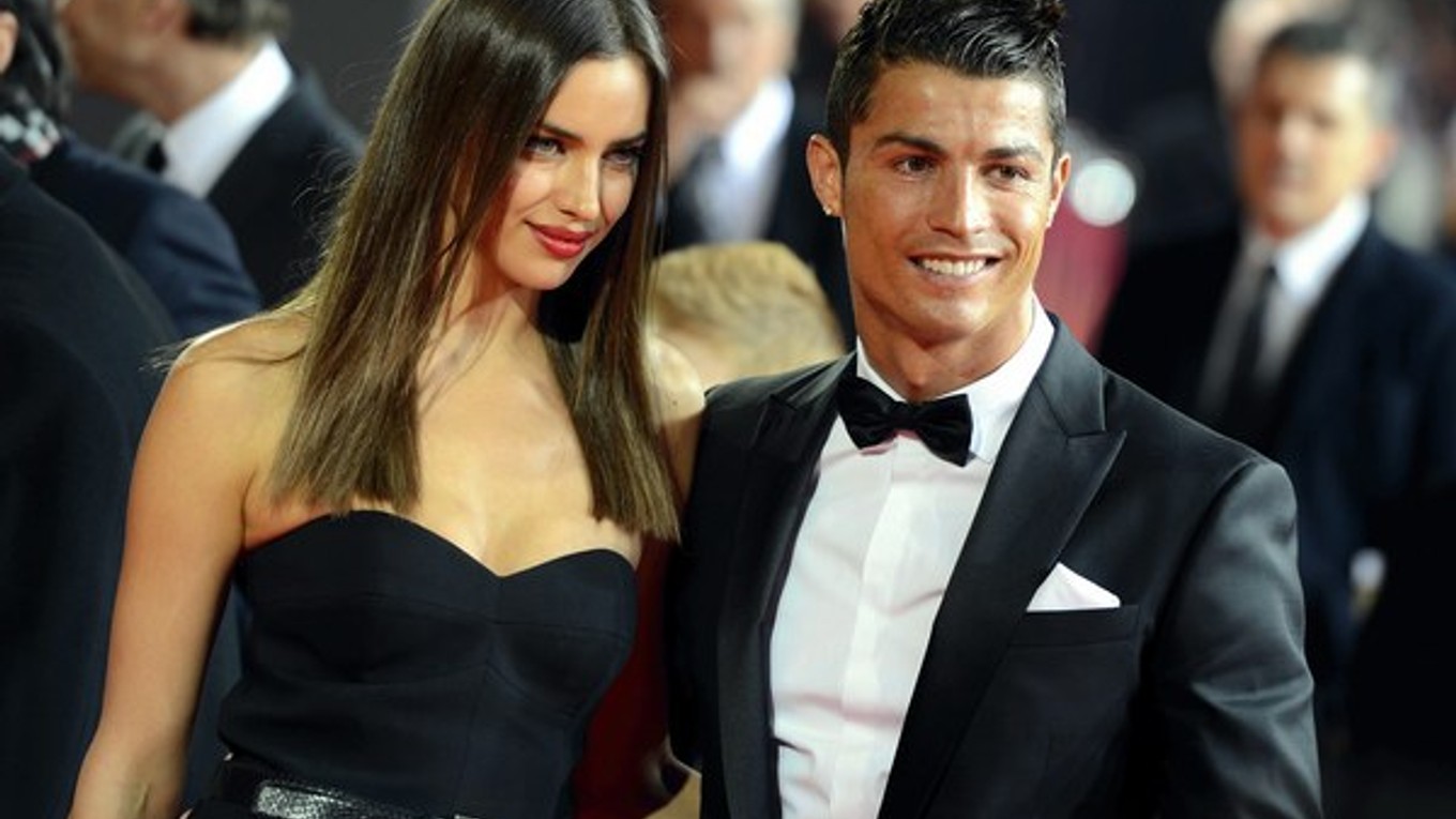 Ronaldo a jeho priateľka Irina Shayk.