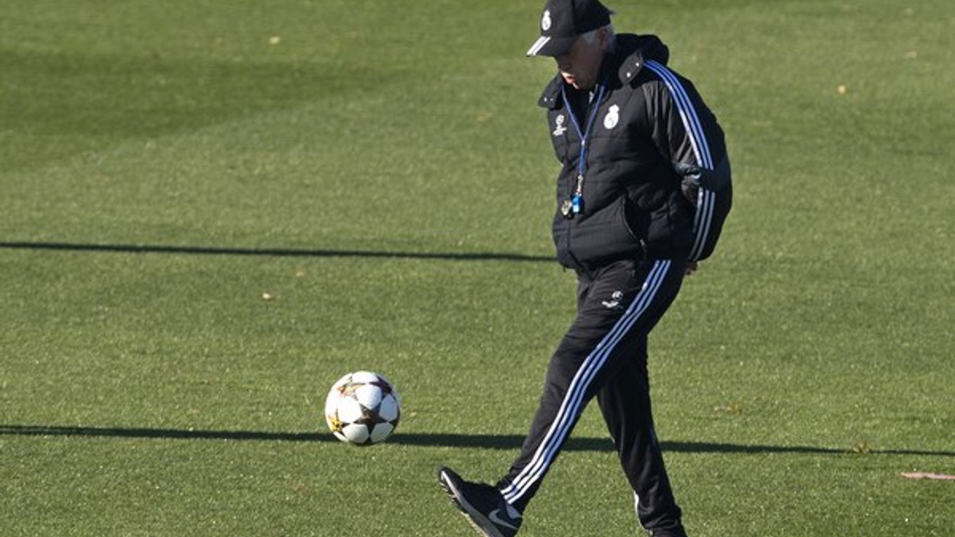 Tréner Realu Madrid Carlo Ancelotti.