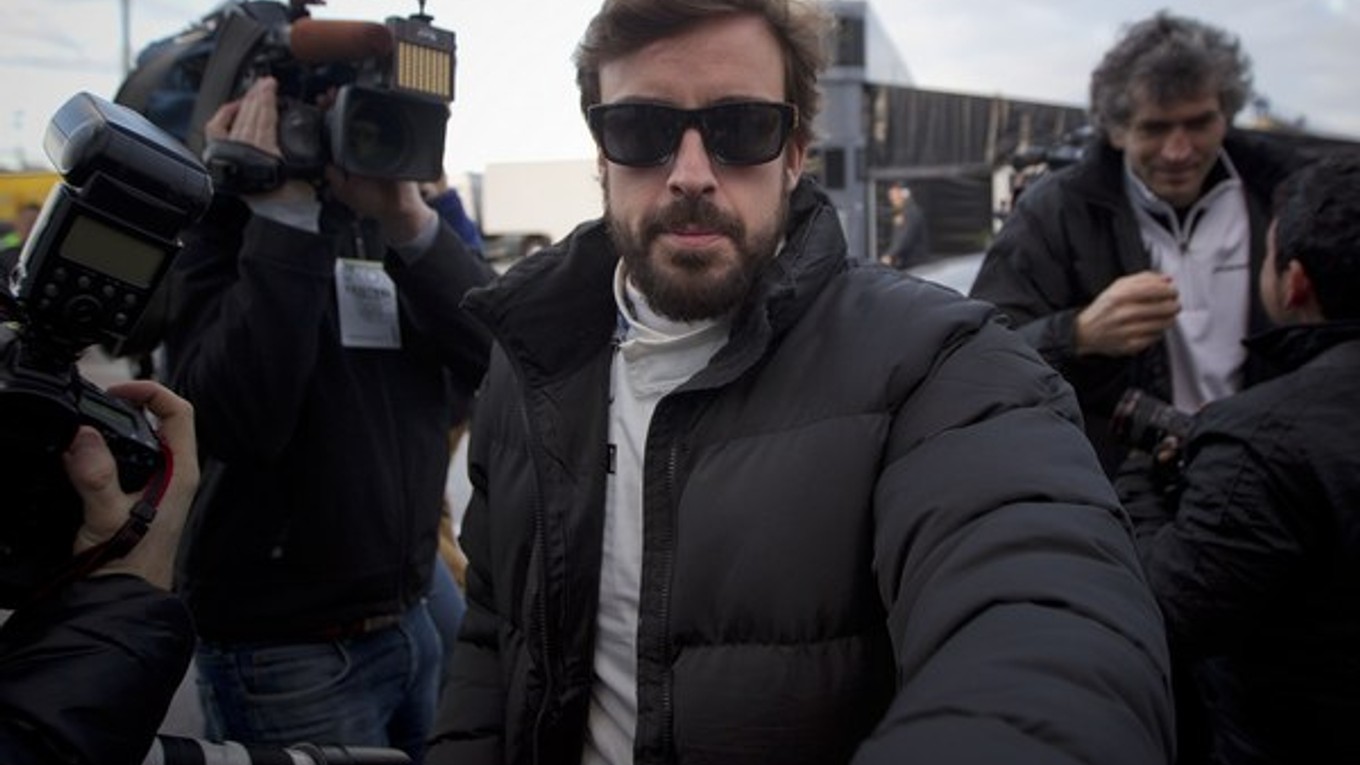 Pilot F1 Fernando Alonso.