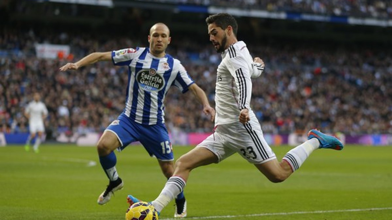 Isco z Realu a vľavo Laure.