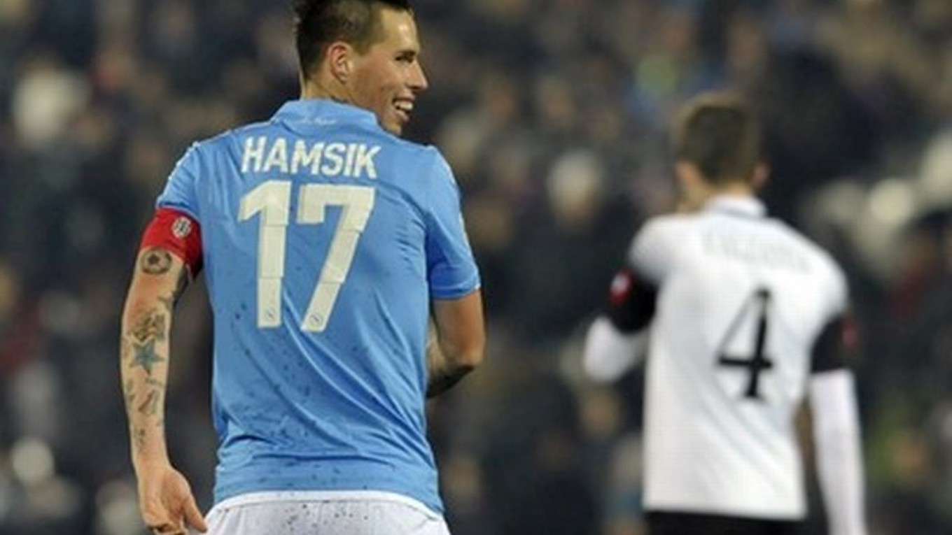 Kapitán Neapola Marek Hamšík.