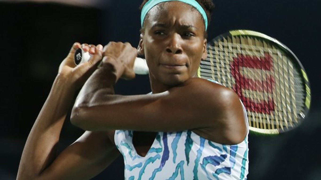 Venus Williamsová momentálne hrá na turnaji v Dubaji, kde ťahá sériu šestnástich víťazstiev za sebou.
