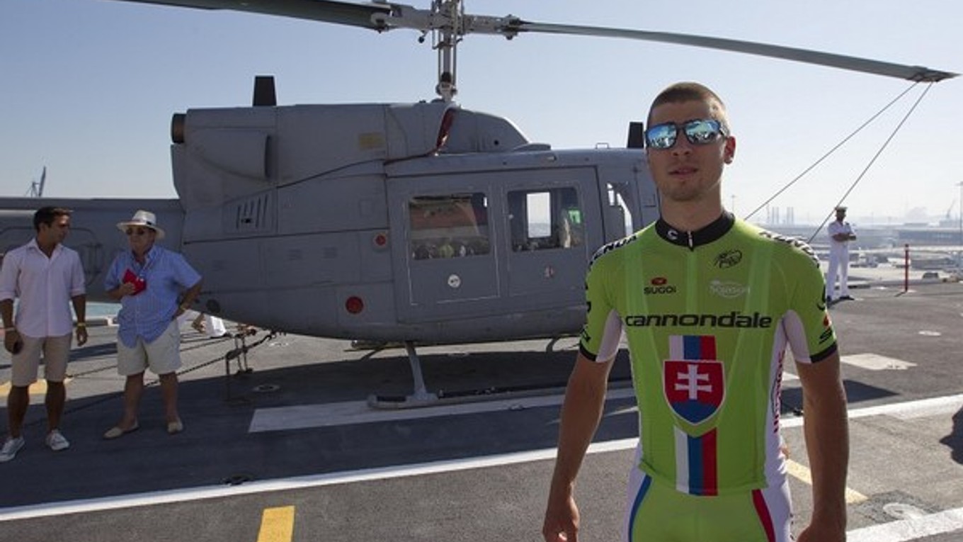 Peter Sagan počas Vuelty.