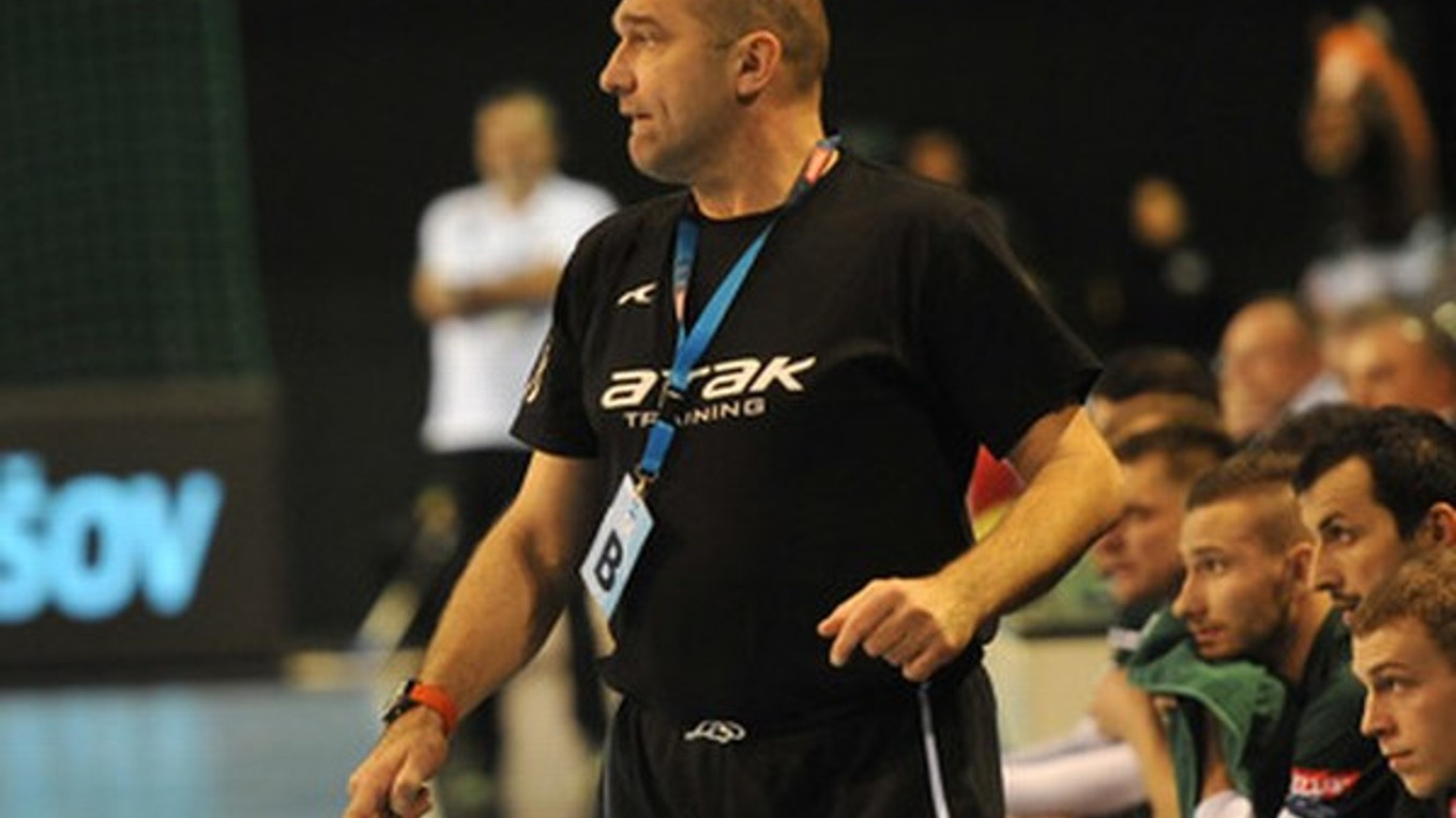 Tréner Prešova David.