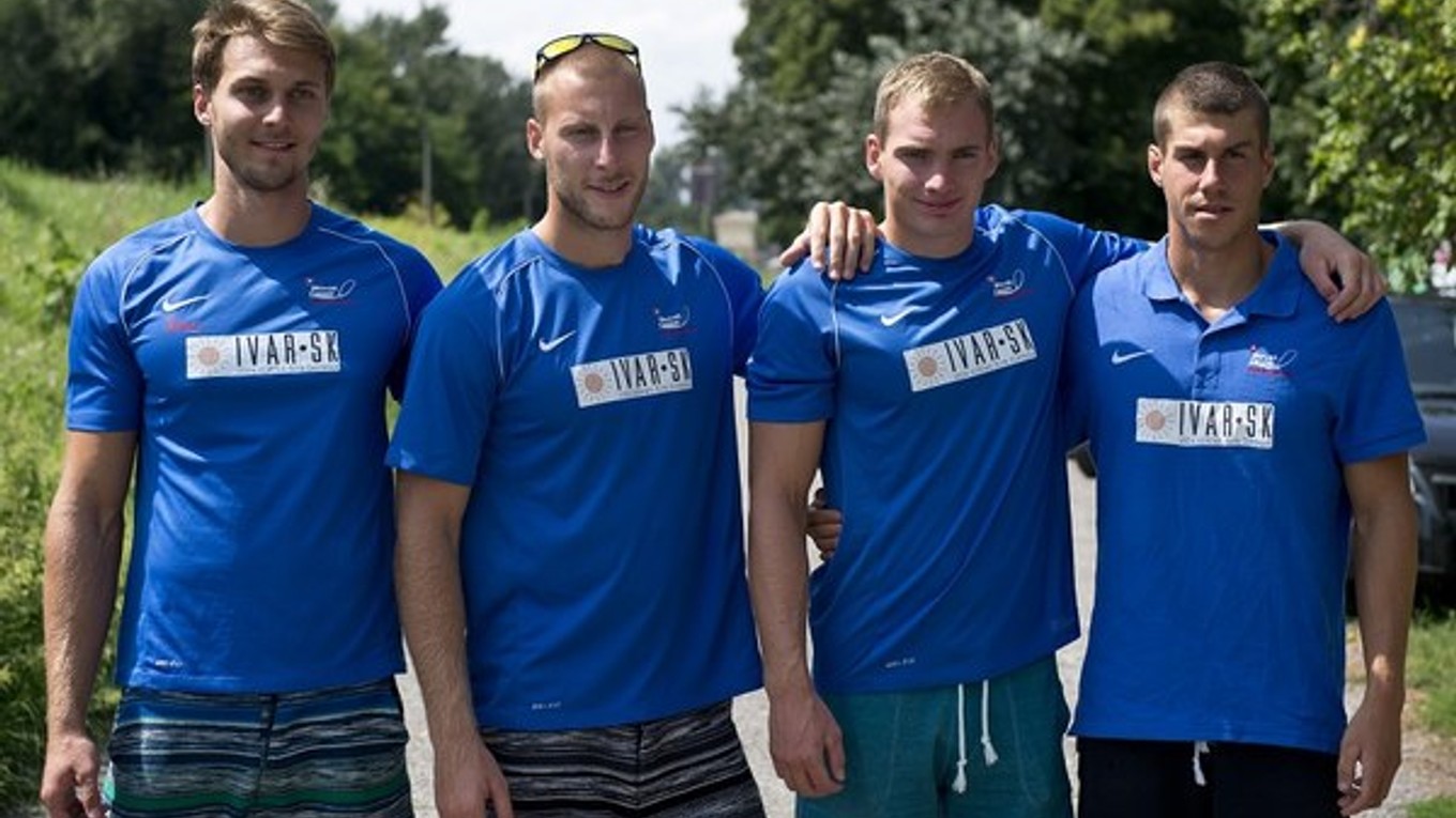 Zľava: Viktor Demin, Gábor Jakubík, Matej Michálek a Marek Krajčovič.