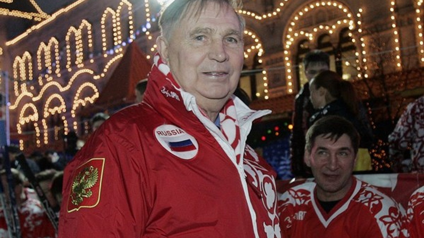 Legendárny ruský tréner Viktor Tichonov.