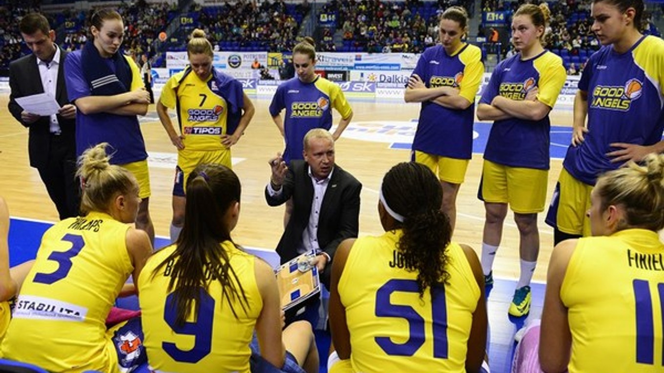 Basketbalistky Good Angels Košice.