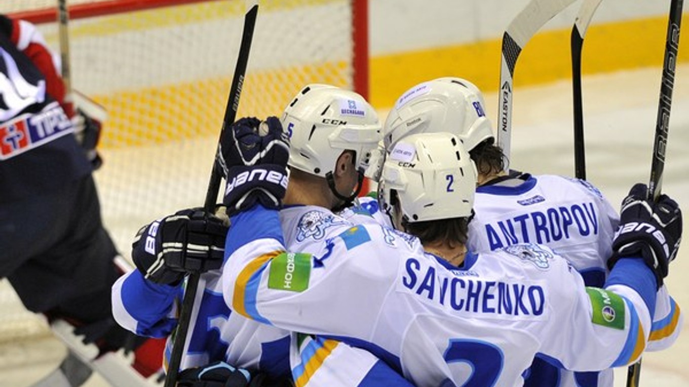 Radosť hráčov Astany.