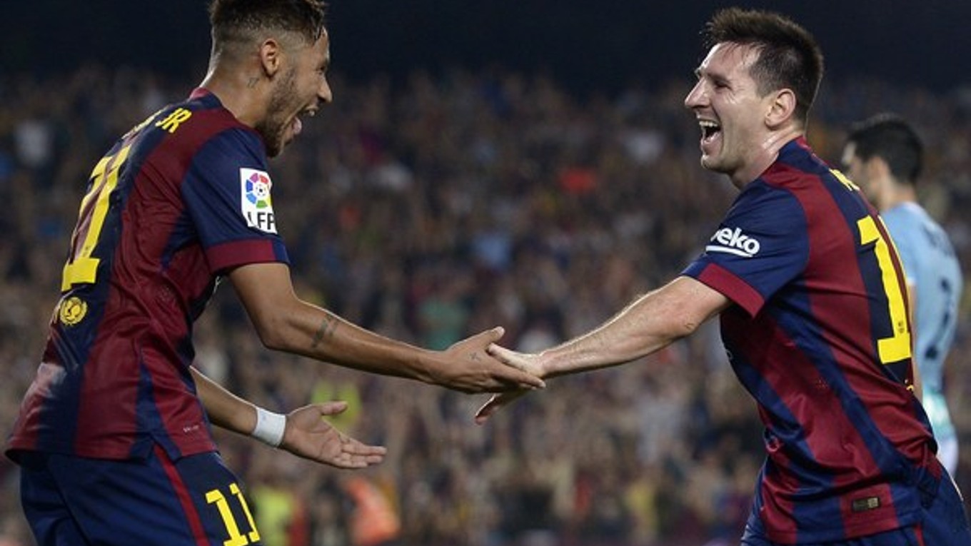 K výhre Barcelony prispeli gólmi aj Neymar a Messi.