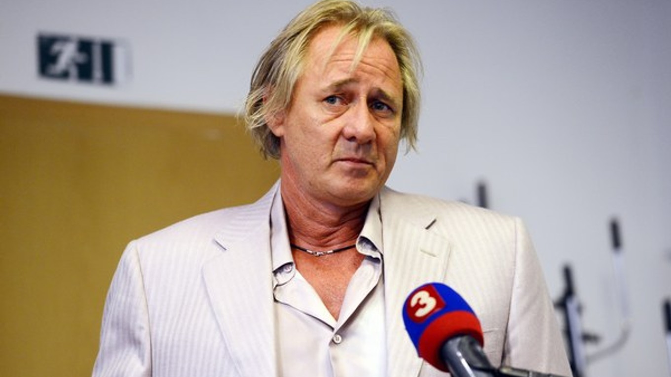 Na snímke majiteľ ŠK Slovan a investor nového štadióna Ivan Kmotrík.