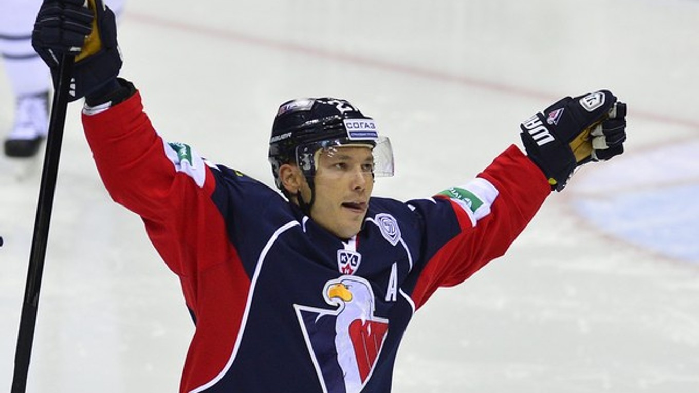 Ladislav Nagy sa s trinástimi gólmi radí medzi desiatku najlepších strelcov KHL.