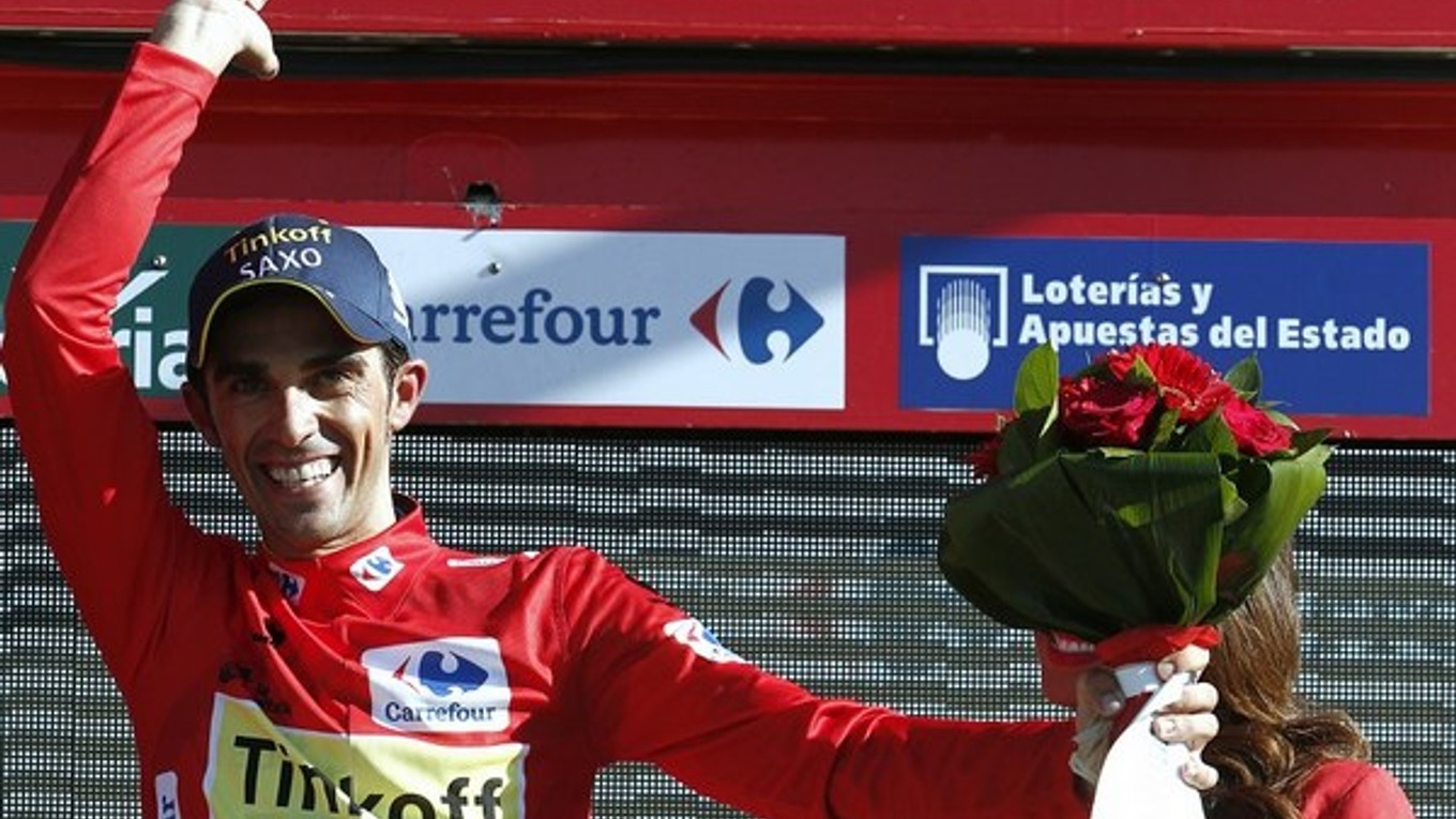 Alberto Contador počas tohtoročnej Vuelty.
