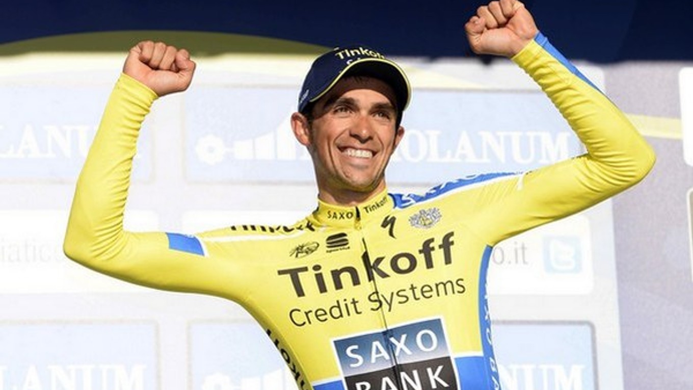 Španielsky cyklista Alberto Contador.