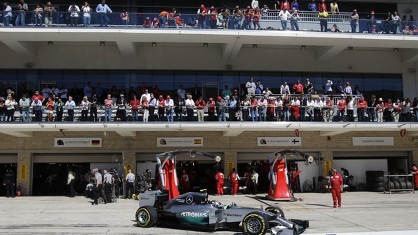 Nico Rosberg a jeho Mercedes.