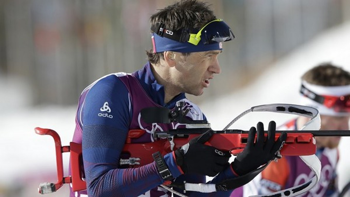 Björndalen počas olympijských hier v Soči.