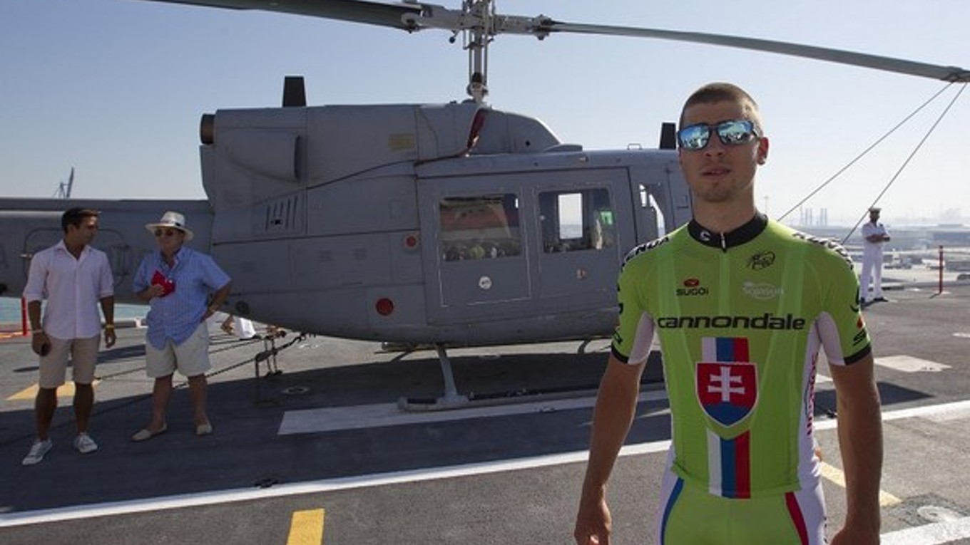 Peter Sagan počas Vuelty.
