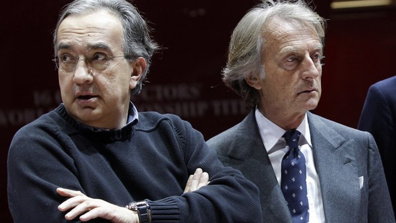 Luca di Montezemolo (vpravo) vo Ferrari končí.