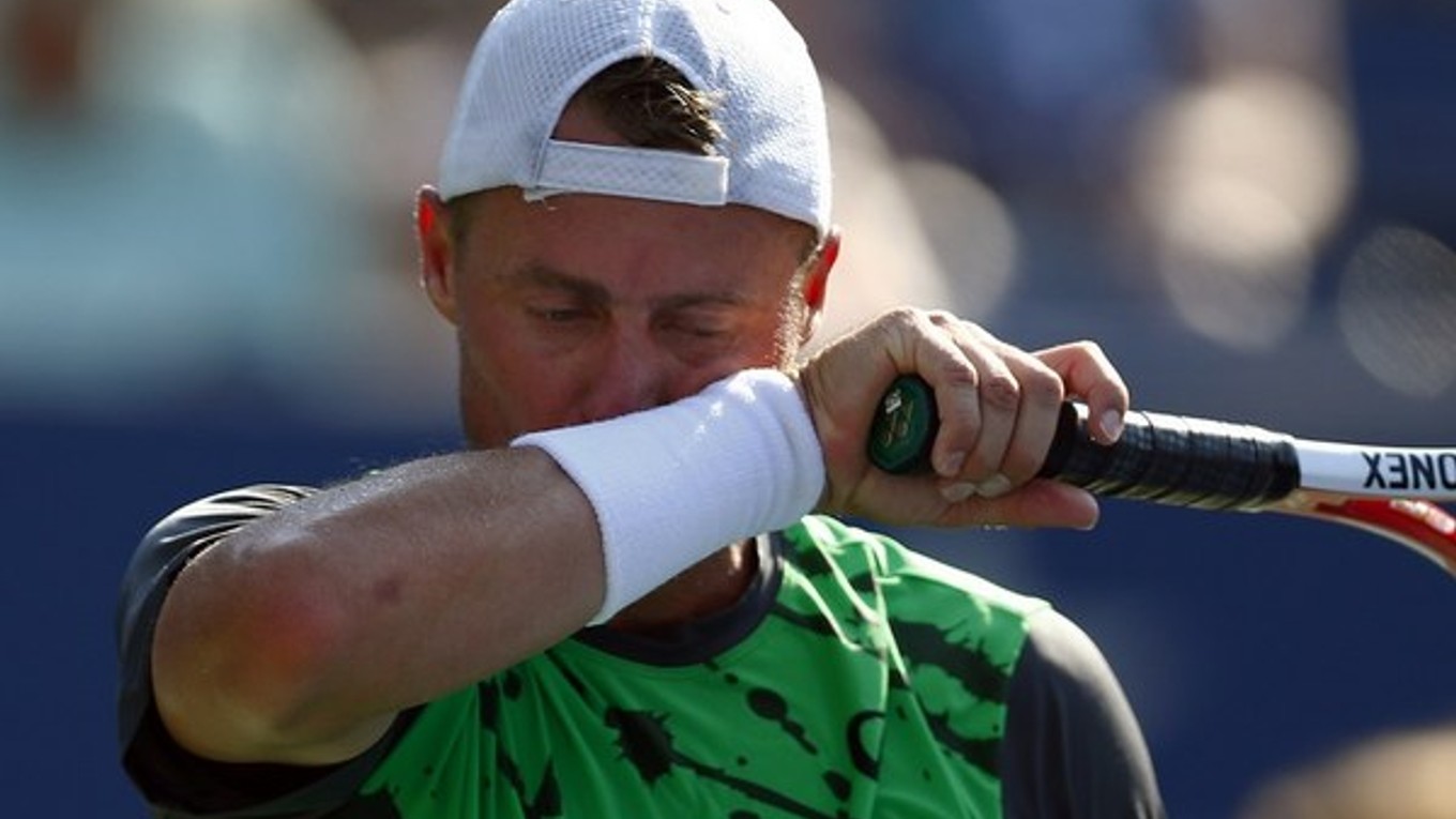 Lleyton Hewitt počas tohtoročných US Open.