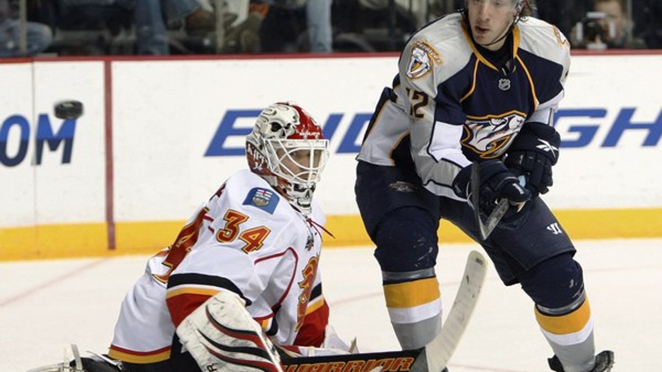 Andreas Thuresson (vpravo) ešte v NHL.