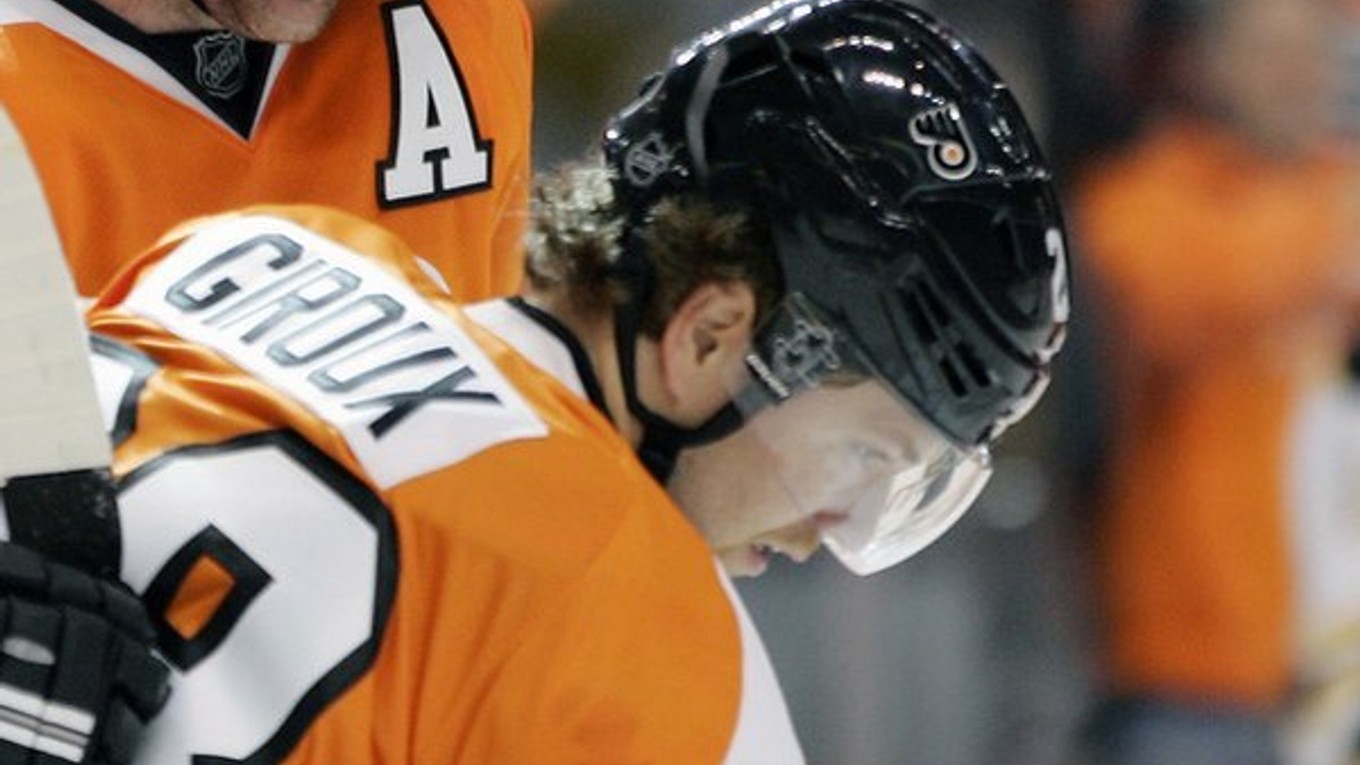 Kapitán hokejistov Philadelphie Flyers Claude Giroux.