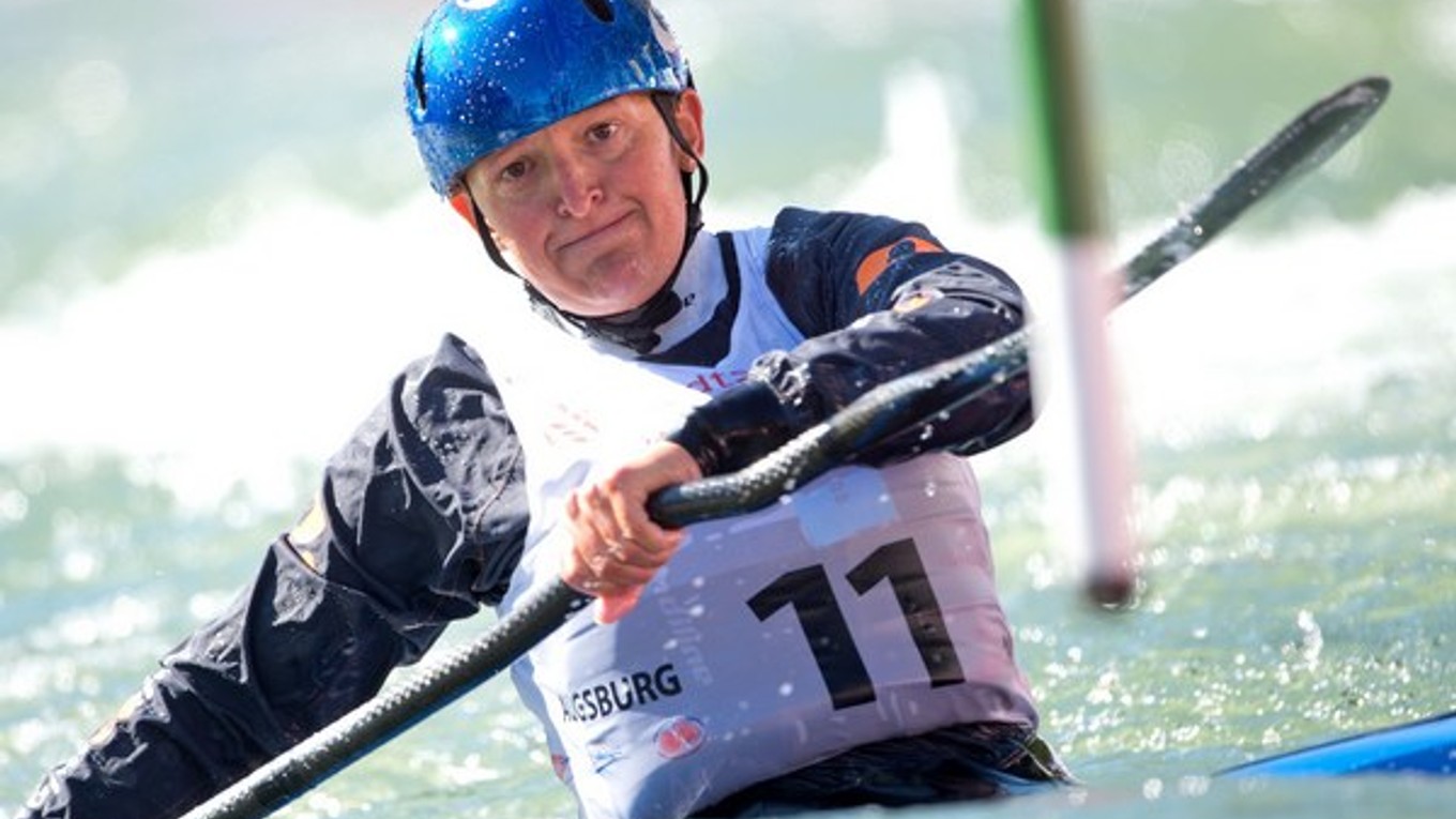 Elena Kaliská počas MS v Deep Creeku.