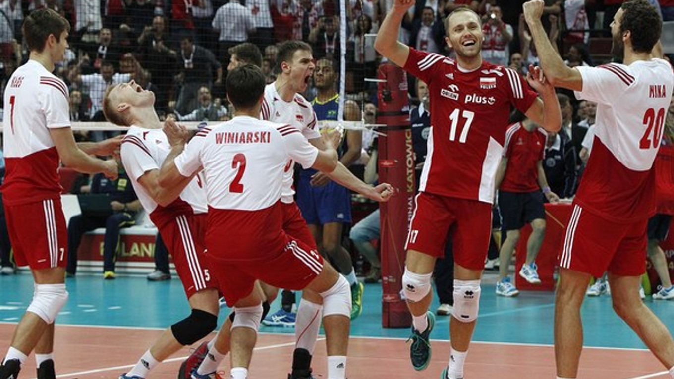 Radosť Poliakov po triumfe vo finále majstrovstiev sveta.