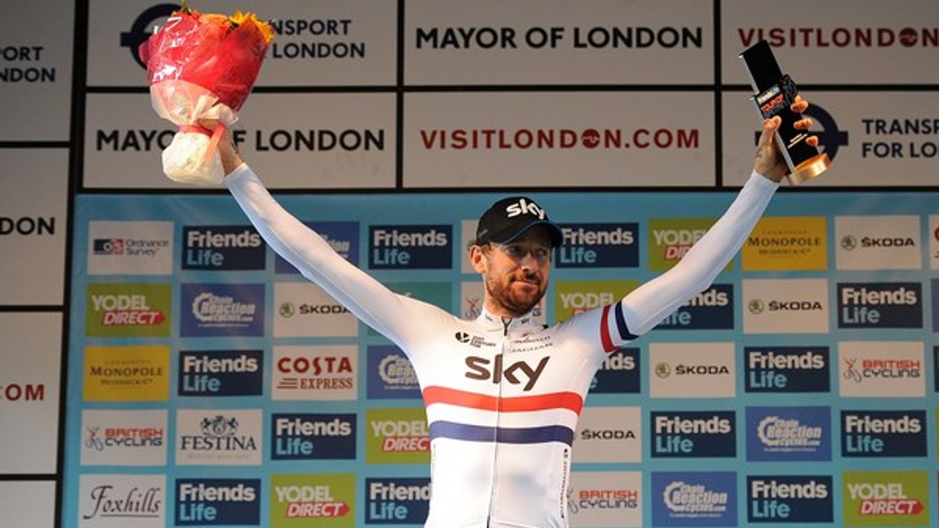 Britský cyklista Bradley Wiggins.