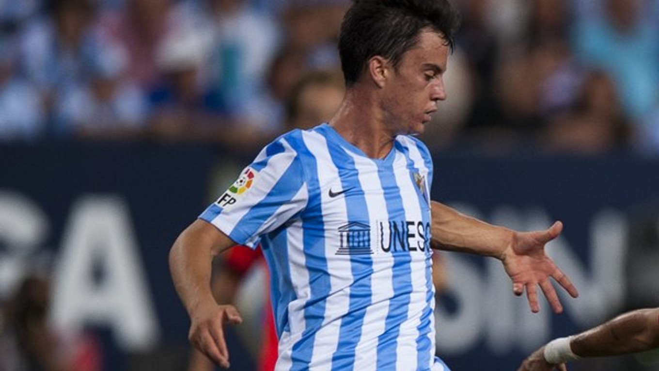 Futbalista Malagy Juanpi Anor Acosta.