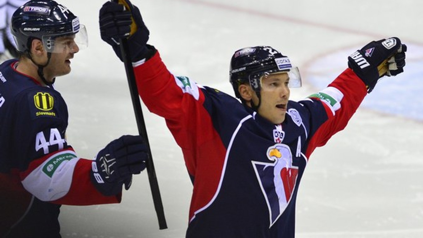 Ladislav Nagy dal v KHL v drese Slovana už desať gólov.