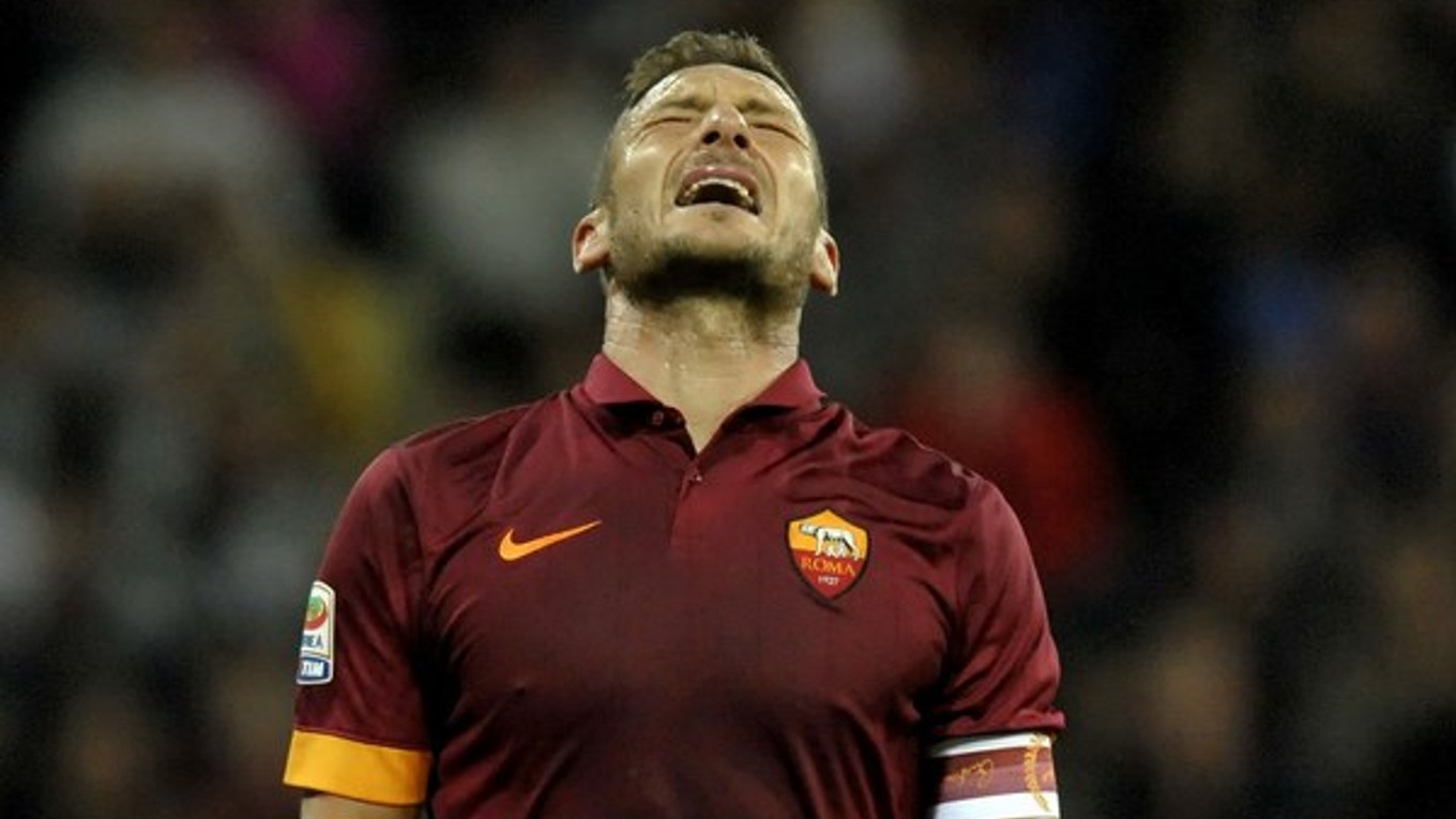 Francesco Totti hrá za AS Rím od roku 1992.