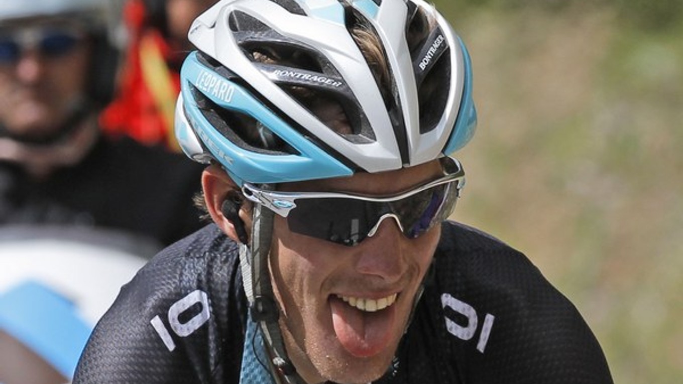 Luxemburský cyklista Andy Schleck.