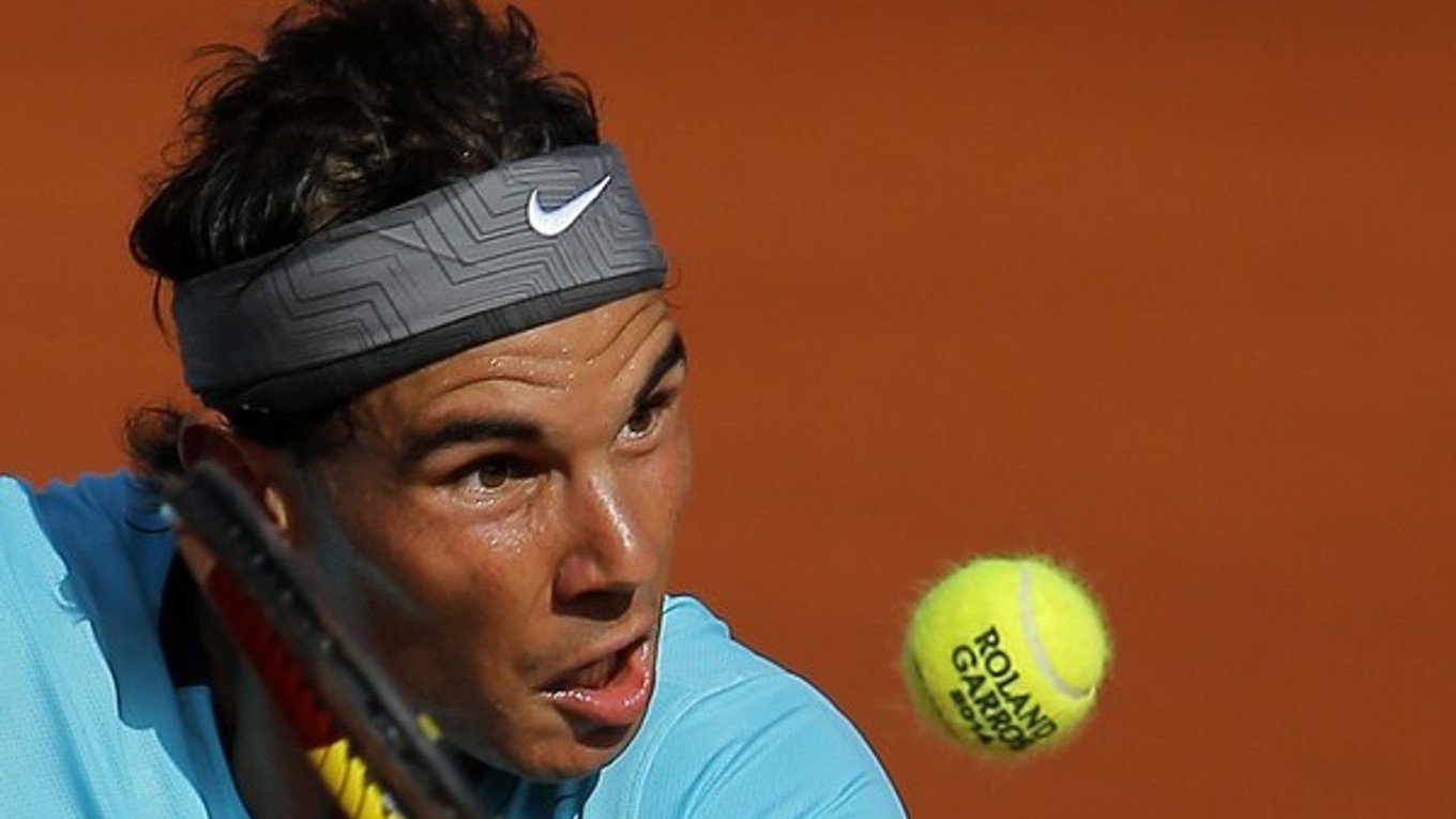 Rafael Nadal počas víťazného finále Roland Garros.