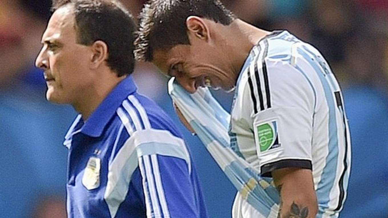 Ángel Di María pre zranenie MS v Brazílii neodohral celé.