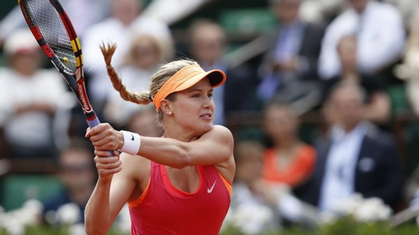 Bouchardová počas Roland Garros.