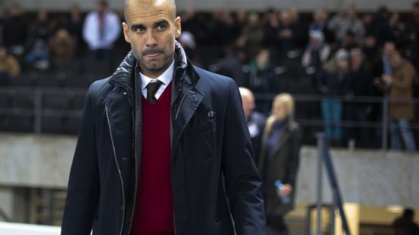 Tréner Bayernu Pep Guardiola.