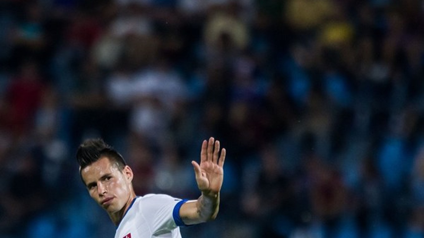 Marek Hamšík v reprezentačnom drese.