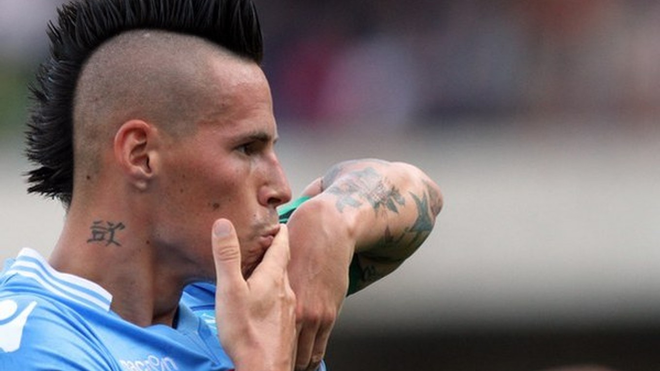 Marek Hamšík, kapitán SSC Neapol.