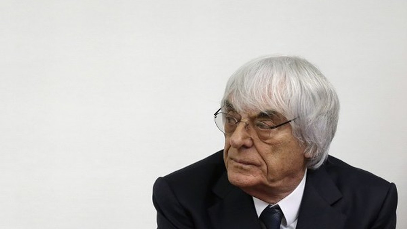 Bernie Ecclestone na súdnom pojednávaní.