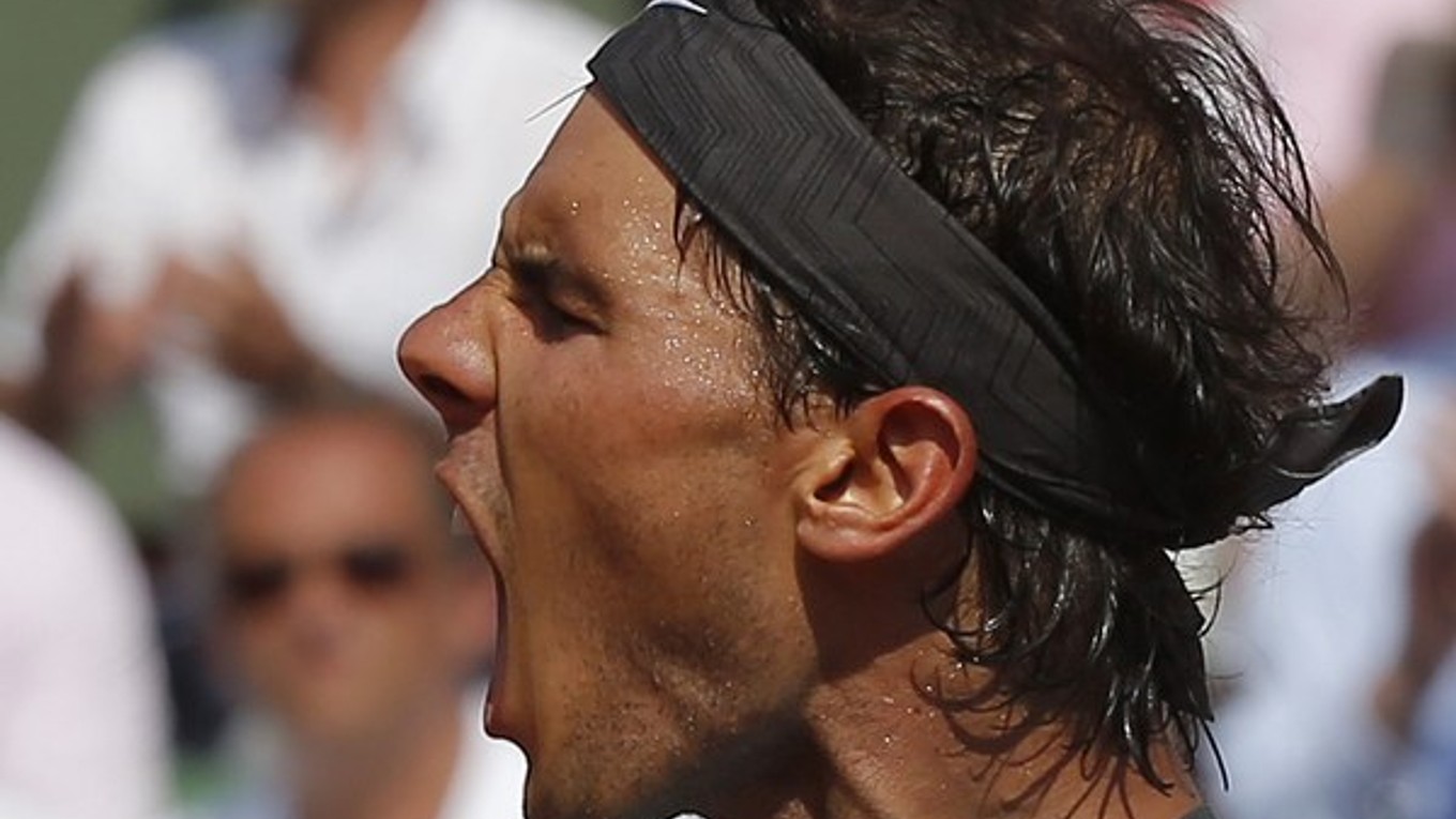 Rafael Nadal počas finále Roland Garros.